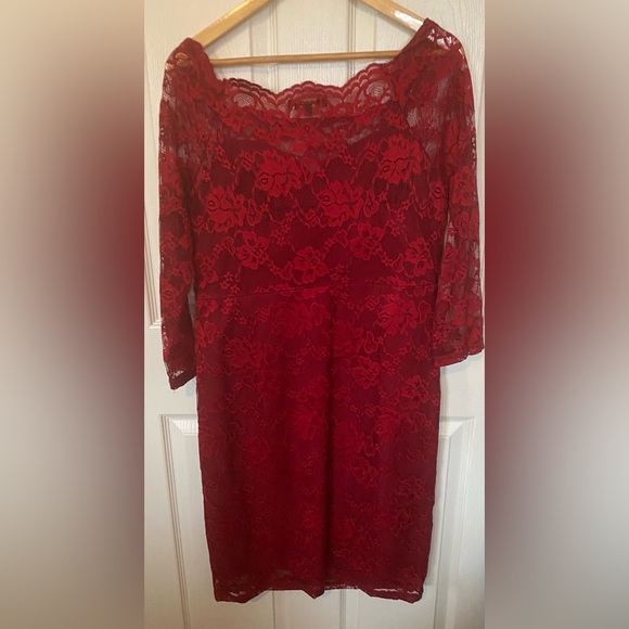 MIUSOL Red Lace Party Dress 2XL - Picture 7 of 7